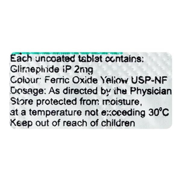 Glyree 2mg Tablet 10'S