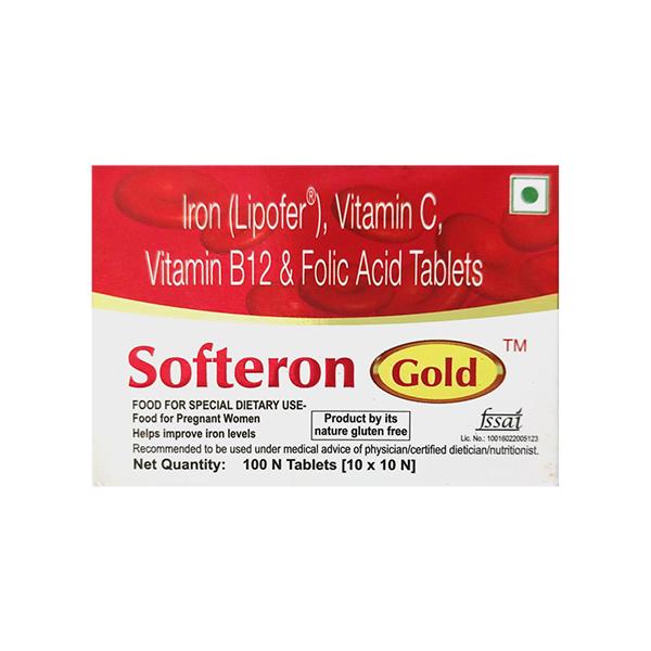 SOFTERON GOLD GLUTEN FREE Tablet 10's