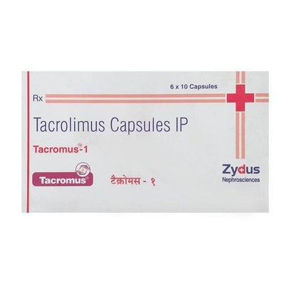 Tacromus 1mg Capsule 10'S
