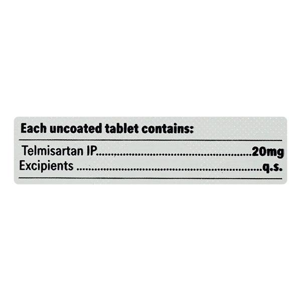 Telsartan 20mg Tablet 14'S