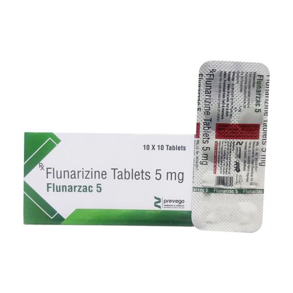 FLUNARZAC 5 Tablet 10's