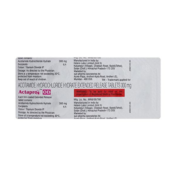 ACTAPRO OD Tablet 10's