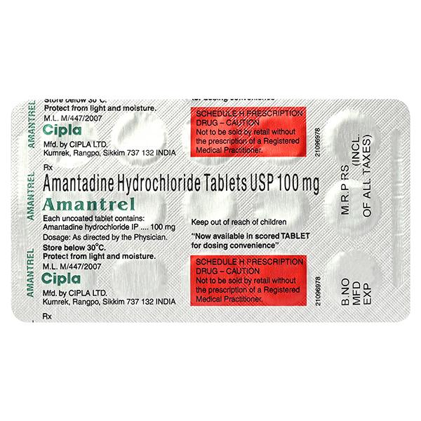 Amantrel 100Mg Tablet 15's