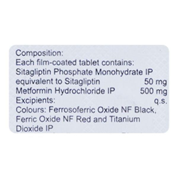 SITAGLO M 50/500 Tablet 15's