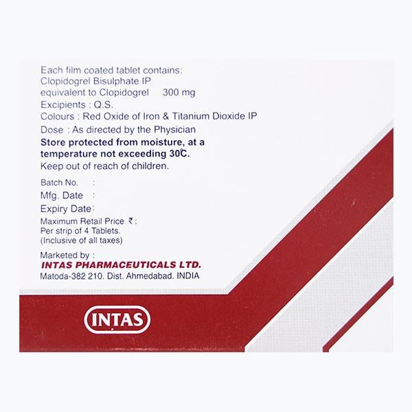 Clavix 300mg Tablet 4'S