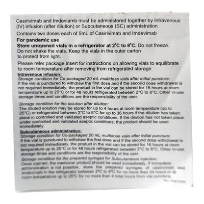 CASIRIVIMAB & IMDEVIMAB COMBO PACK Injection 1's