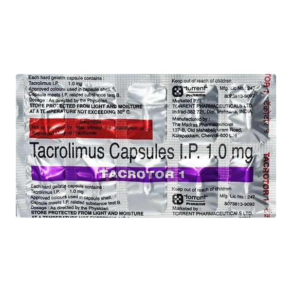Tacrotor 1mg Capsule 10'S