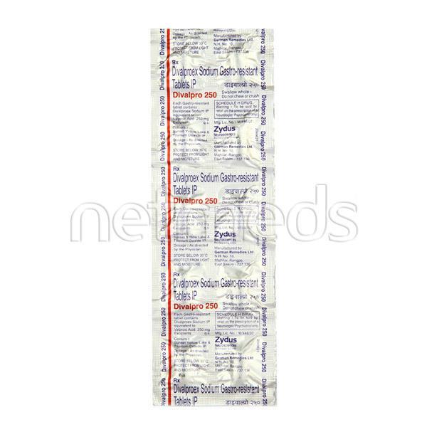 Divalpro 250mg Tablet 10'S