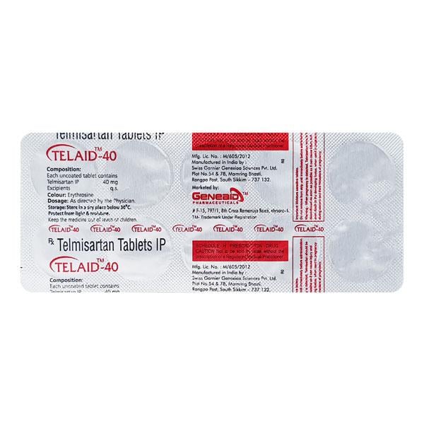 TELAID 40 Tablet 10's