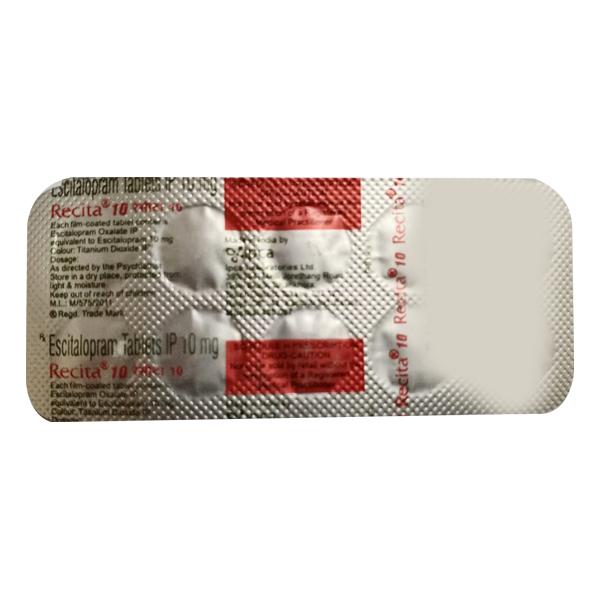 Recita 10mg Tablet 10'S