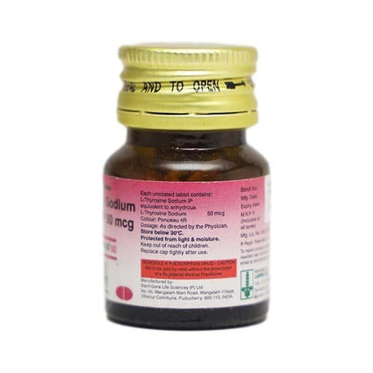 THYROUP 50mcg Tablet 120's