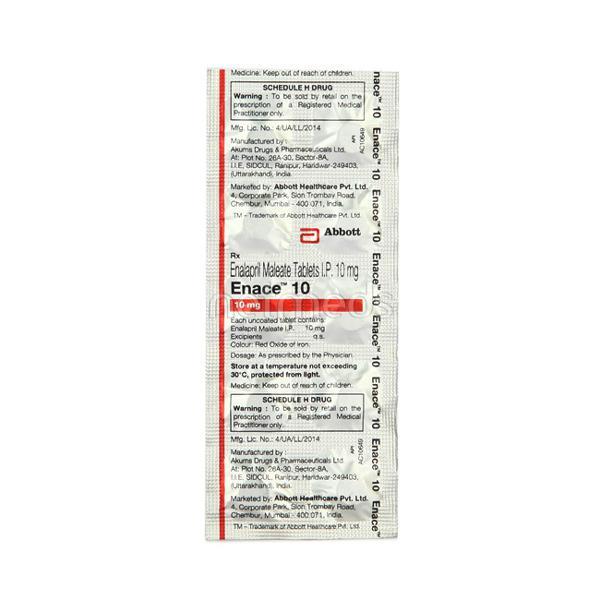 Enace 10mg Tablet 10'S