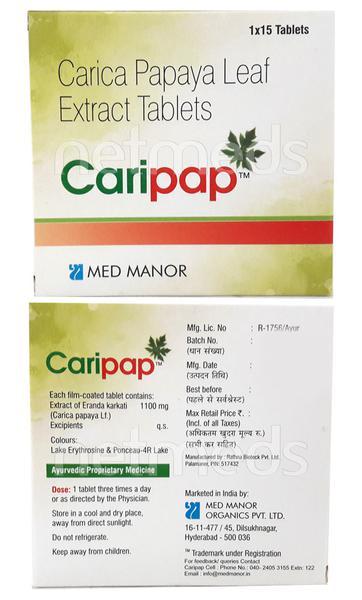 Caripap Tablet 15'S