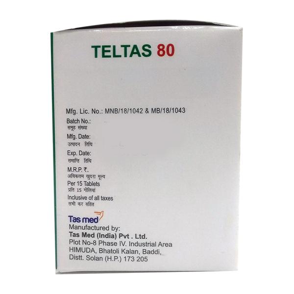 TELTAS 80 Tablet 15's