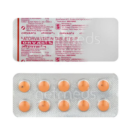 Orvas 5mg Tablet 10'S
