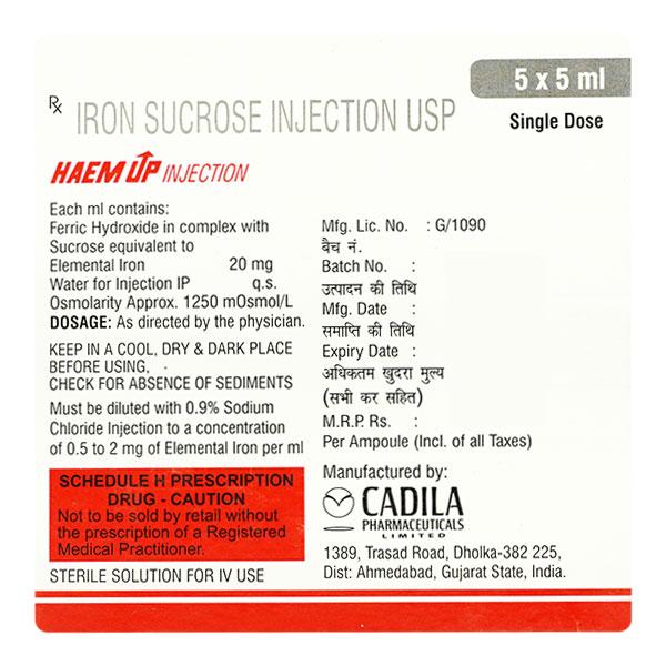 Haem UP Injection 5ml