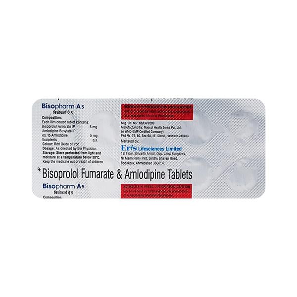BISOPHARM A 5 Tablet 10's