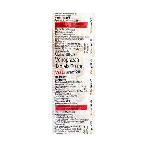 VOLTAPRAZ 20 Tablet 10's