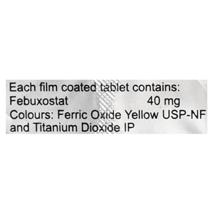 Febumac 40mg Tablet 10'S