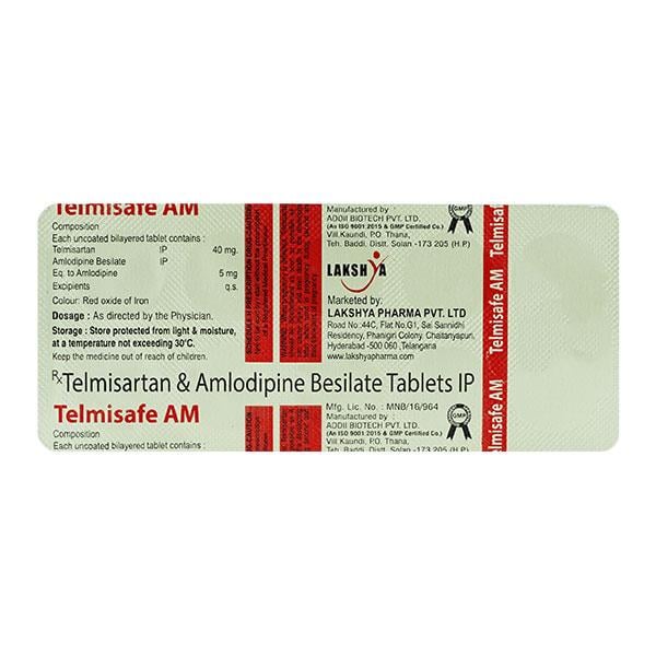 TELMISAFE AM 40mg Tablet 10's