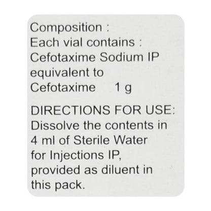 Omnicef 1gm Injection 1's
