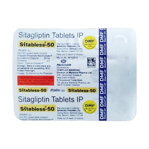 SITABLESS 50 Tablet 15's