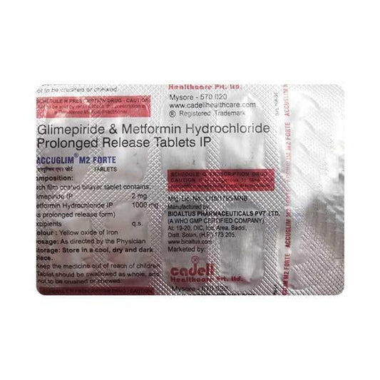 ACCUGLIM M2 FORTE Tablet 10's