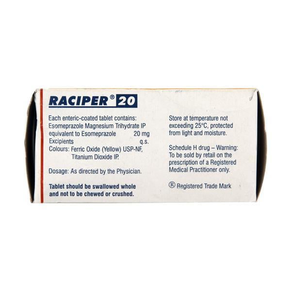 Raciper 20mg Tablet 15'S