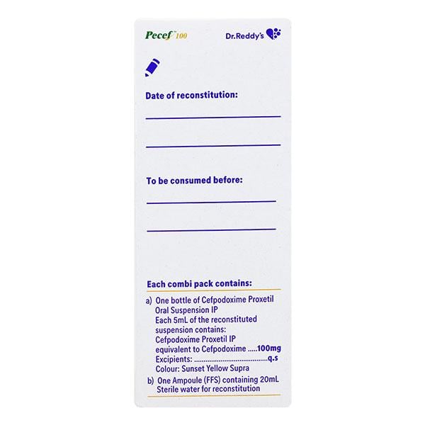 Pecef 100mg Suspension 30ml