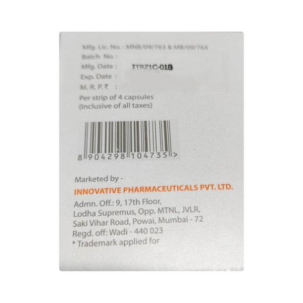 ITRAZEST 100mg Capsule 4's