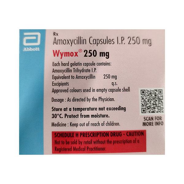 Wymox 250mg Capsule 15'S