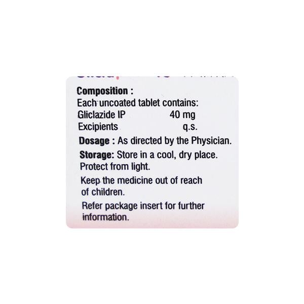 Gliclapack 40mg Tablet 10'S