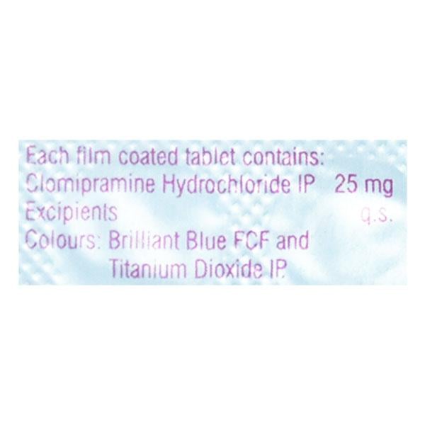 Clofranil 25mg Tablet 10'S