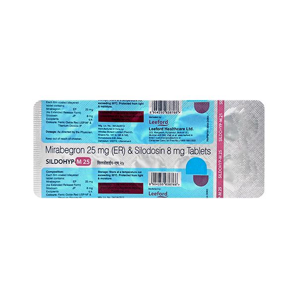 SILDOHYP M 25 Tablet 10's