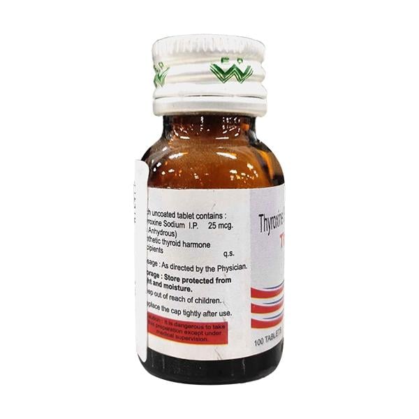 Thyronil 25Mcg Tablet 100'S