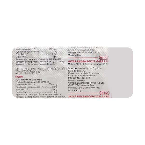 Cystina Capsule 10'S