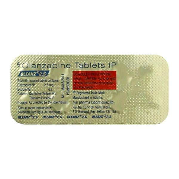 Oleanz 2.5mg Tablet 10'S