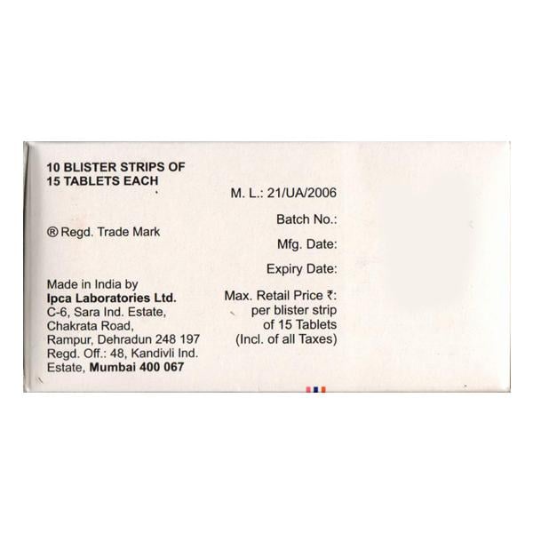 CTD T 6.25/20 Tablet 15's