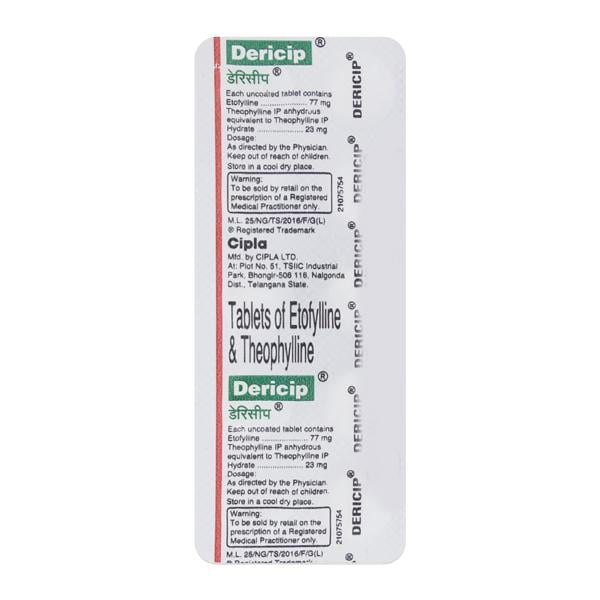 Dericip Tablet 10'S