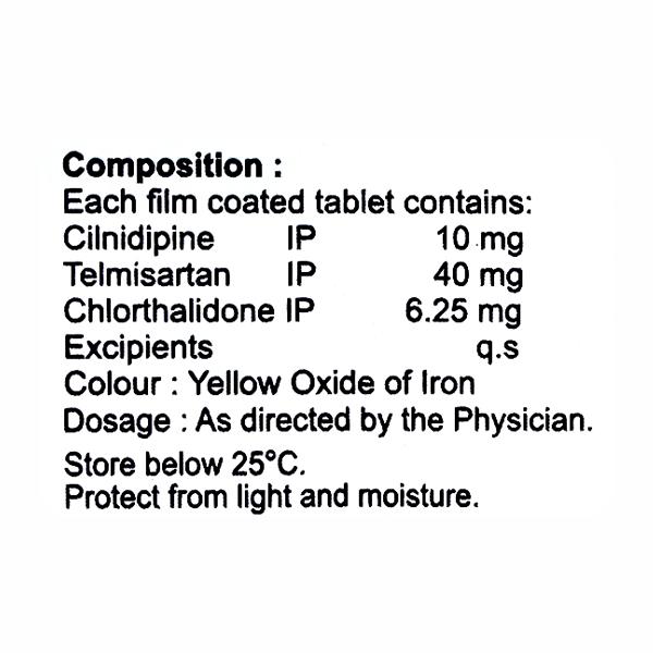 Tricinod 10/6.25Mg Tablet 15's
