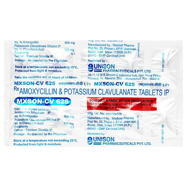 MXSON CV Tablet 10's