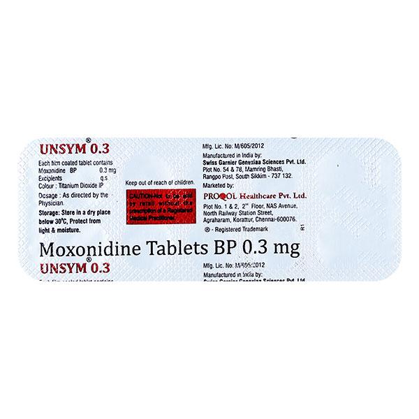 UNSYM 0.3 Tablet 10's