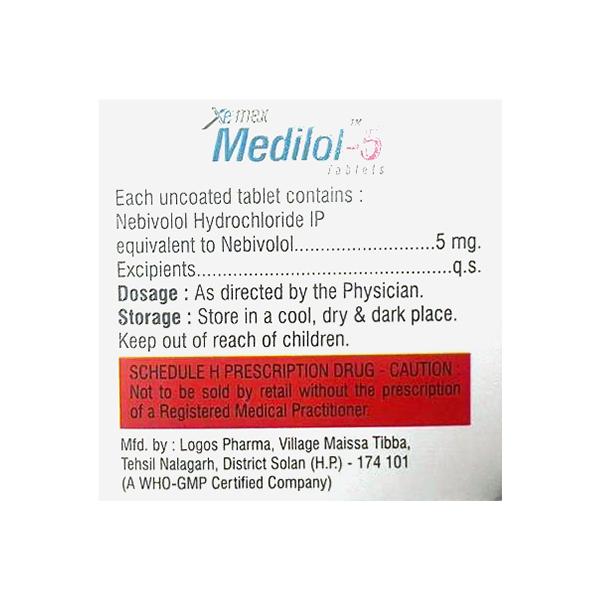MEDILOL 5 Tablet 15's