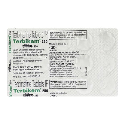 TERBIKEM 250mg Tablet 15's