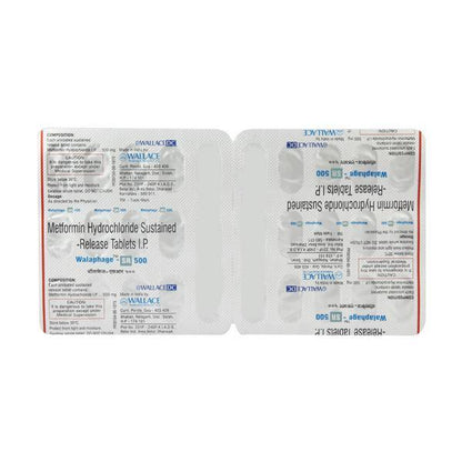 Walaphage SR 500mg Tablet 15'S