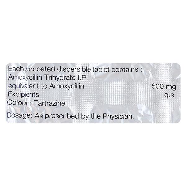Megamox DT 500mg Tablet 10'S