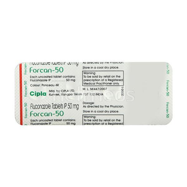 Forcan 50mg Tablet 4'S