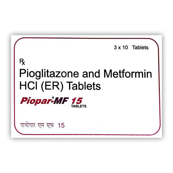 PIOPAR MF 15 Tablet 10's