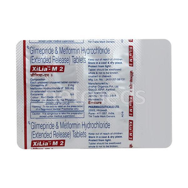 Xilia M 2mg Tablet 10'S
