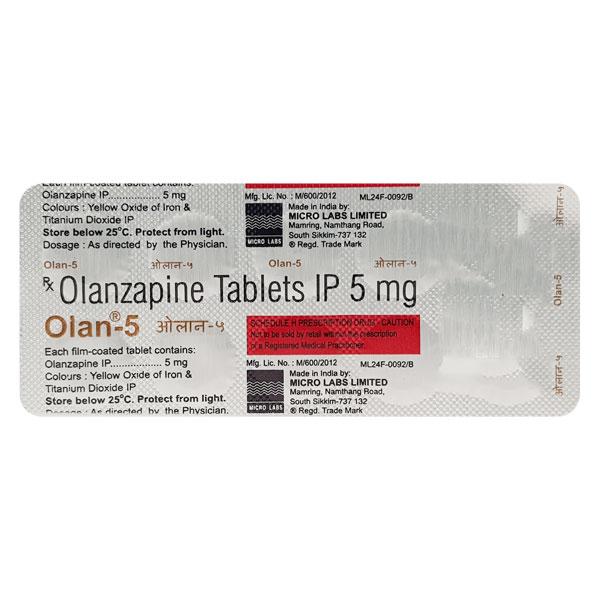 Olan 5mg Tablet 10'S